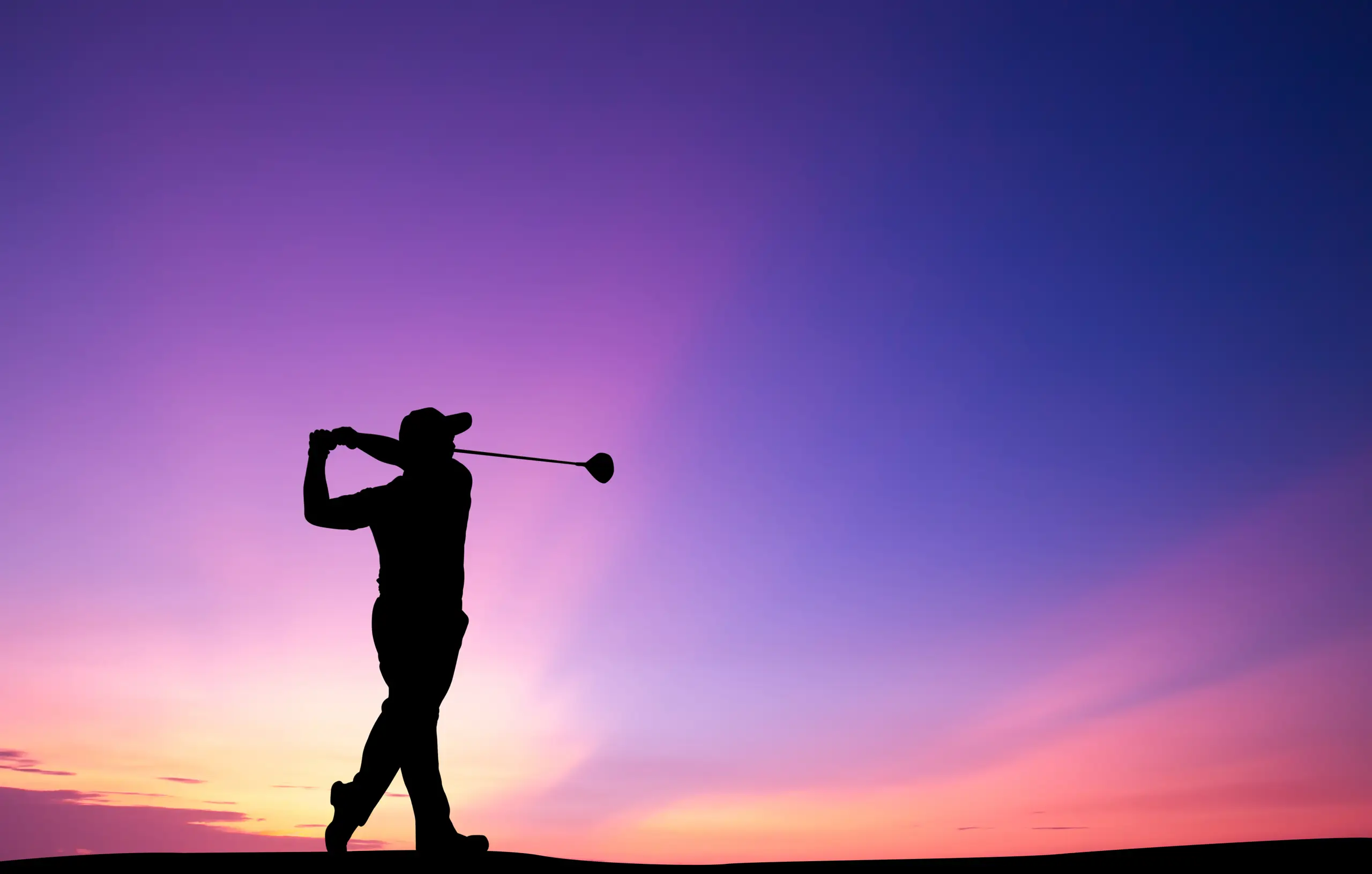 Golf course scenic view
